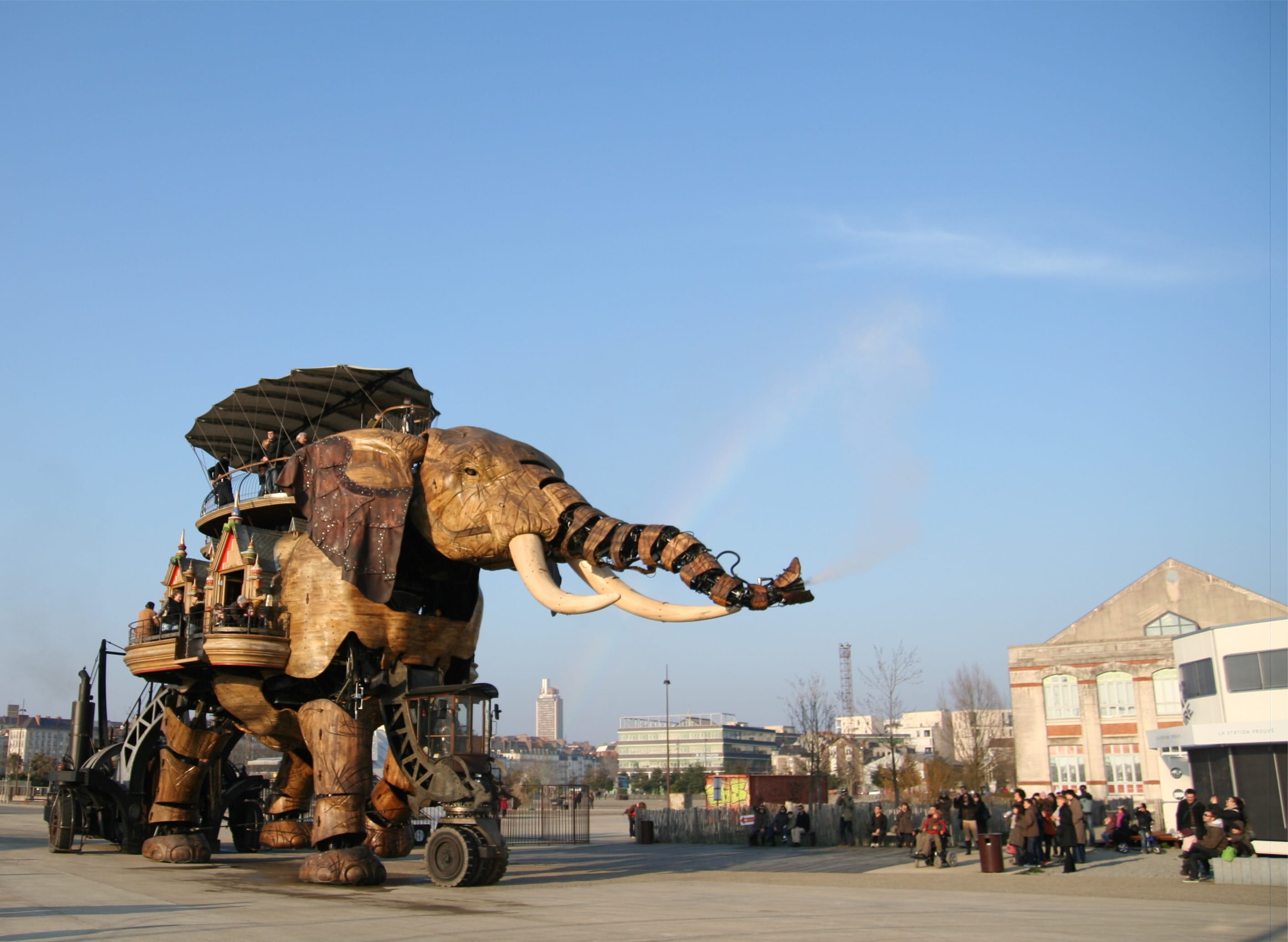 Machines de l'Ăle de Nantes - ĂlĂ©phant mĂ©canique gĂ©ant
